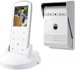 Smartwares interphone vidéo sans fil VD36W 2,4’’